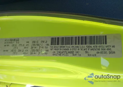 2016 Jeep Wrangler Unlimited Rubicon Hard Rock из США, поврежденный, VIN 1C4BJWFG7GL346892